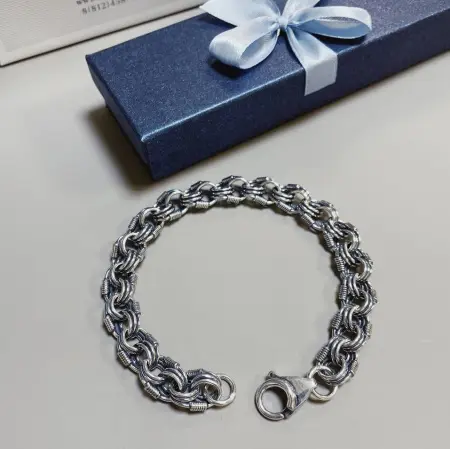 Серебряный браслет «Королевская мантия»