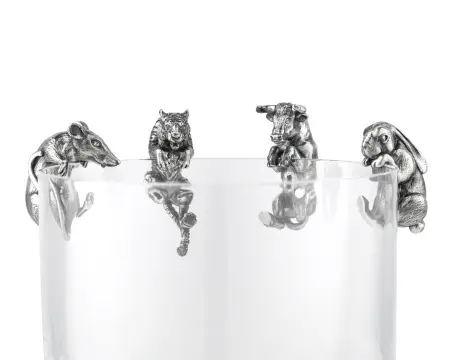 Серебряный собутыльник «Кролик»