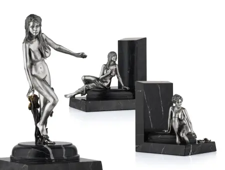 Книжные упоры «Купальщицы» 3 фигурки