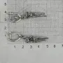 Серебряные серьги «Влюбленные»