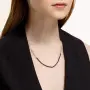 Колье из серебра с шпинелью