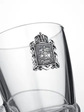 Чайная кружка с серебром «Московская область»