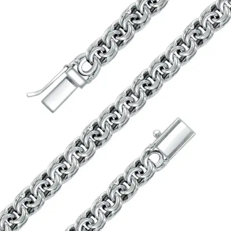 Браслет из серебра «Бисмарк»