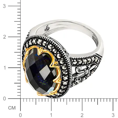 Серебряное кольцо ALEXANDRE VASSILIEV с лабрадором