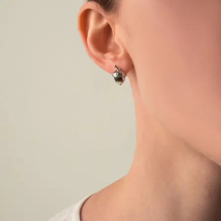Серьги из серебра «Желудь»