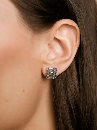 Серьги серебряные