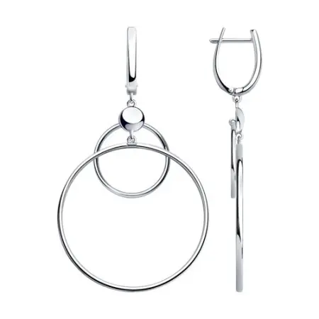 Серьги из серебра