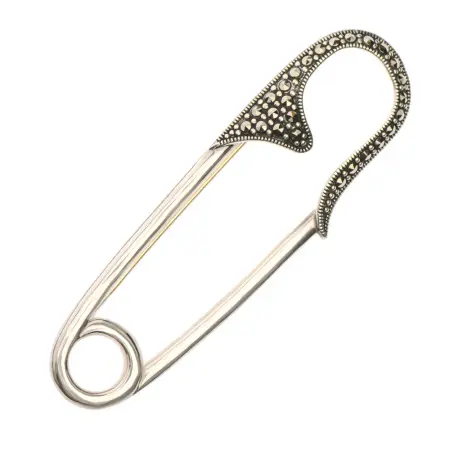 Брошь из серебра «Булавка»