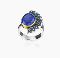 Серебряное кольцо с лазуритом Серебряное кольцо с лазуритом