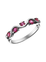 Кольцо «Ягоды» с натуральным рубином Кольцо «Ягоды» с натуральным рубином