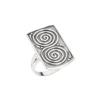 Серебряное кольцо «Круги на полях»