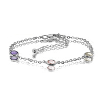 Серебряный браслет с алпанитом Серебряный браслет с алпанитом