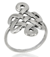 Серебряное кольцо «Узел Будды» Серебряное кольцо «Узел Будды»