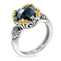 Серебряное кольцо ALEXANDRE VASSILIEV с лабрадоритом Серебряное кольцо ALEXANDRE VASSILIEV с лабрадоритом