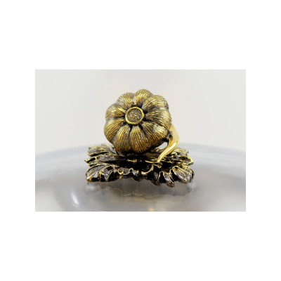 Меднный сотейник «Чеснок» с крышкой (1,5 л)