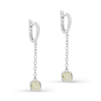 Серебряные серьги с алпанитом