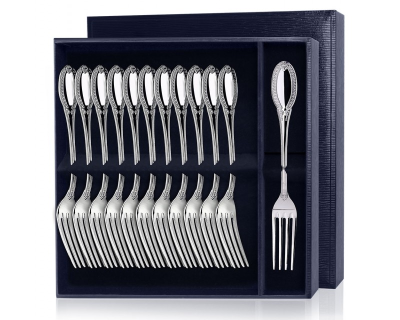 Серебряный набор «Император» 12 столовых вилок
