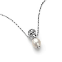 Колье из серебра с жемчугом Колье из серебра с жемчугом