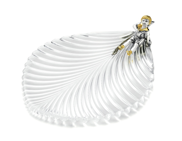 Закусочная тарелочка «Мальчик с цветами»