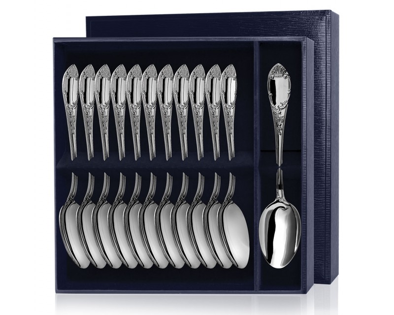 Серебряный набор «Престиж» 12 столовых ложек