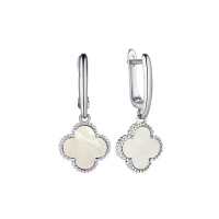 Серьги из серебра с перламутром Серьги из серебра с перламутром