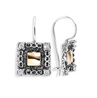 Серьги из серебра с фианитом Серьги из серебра с фианитом