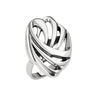 Серебряное кольцо «Обруч»
