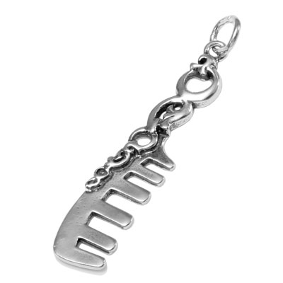 Серебряный кулон «Расческа»