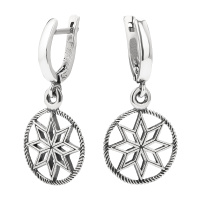 Серьги из серебра «Алатырь»