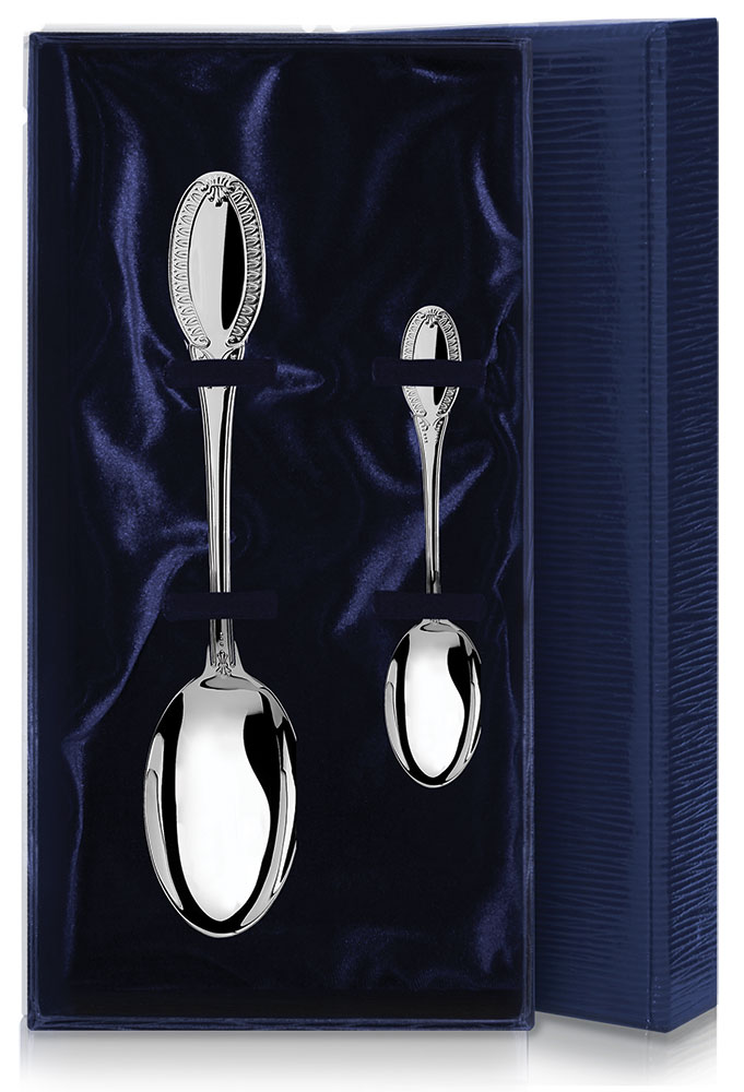 Серебряный набор «Император» столовая и чайная ложки