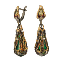 Серебряные серьги «Сумерки» Серебряные серьги «Сумерки»