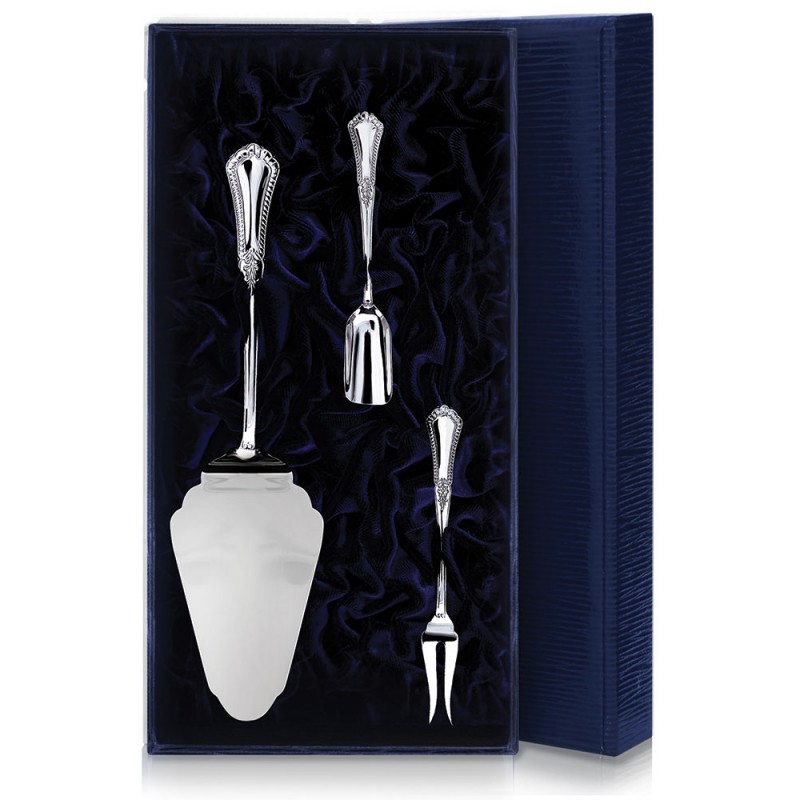 Набор чайный «Фаворит» вилка для лимона, лопатка для пирожного, совок для сахара