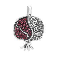 Подвеска из серебра с эмалью «Гранат» Подвеска из серебра с эмалью «Гранат»
