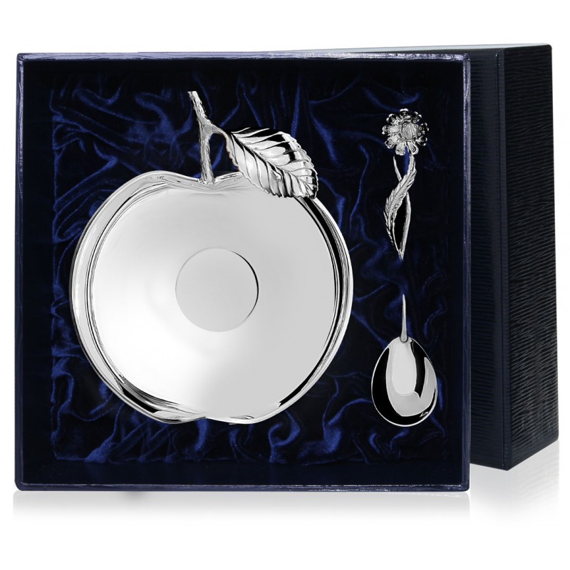 Серебряный набор «Яблоневый сад»