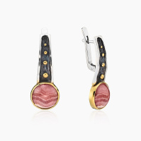 Серебряные серьги «Бархатная Туманность» Серебряные серьги «Бархатная Туманность»