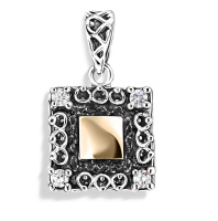 Серебряный кулон с фианитом Серебряный кулон с фианитом