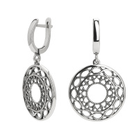 Серьги из серебра «Филигрань»