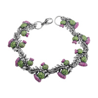 Браслет из серебра «Чертополох»