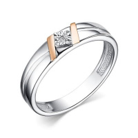Серебряное кольцо с бриллиантом Серебряное кольцо с бриллиантом