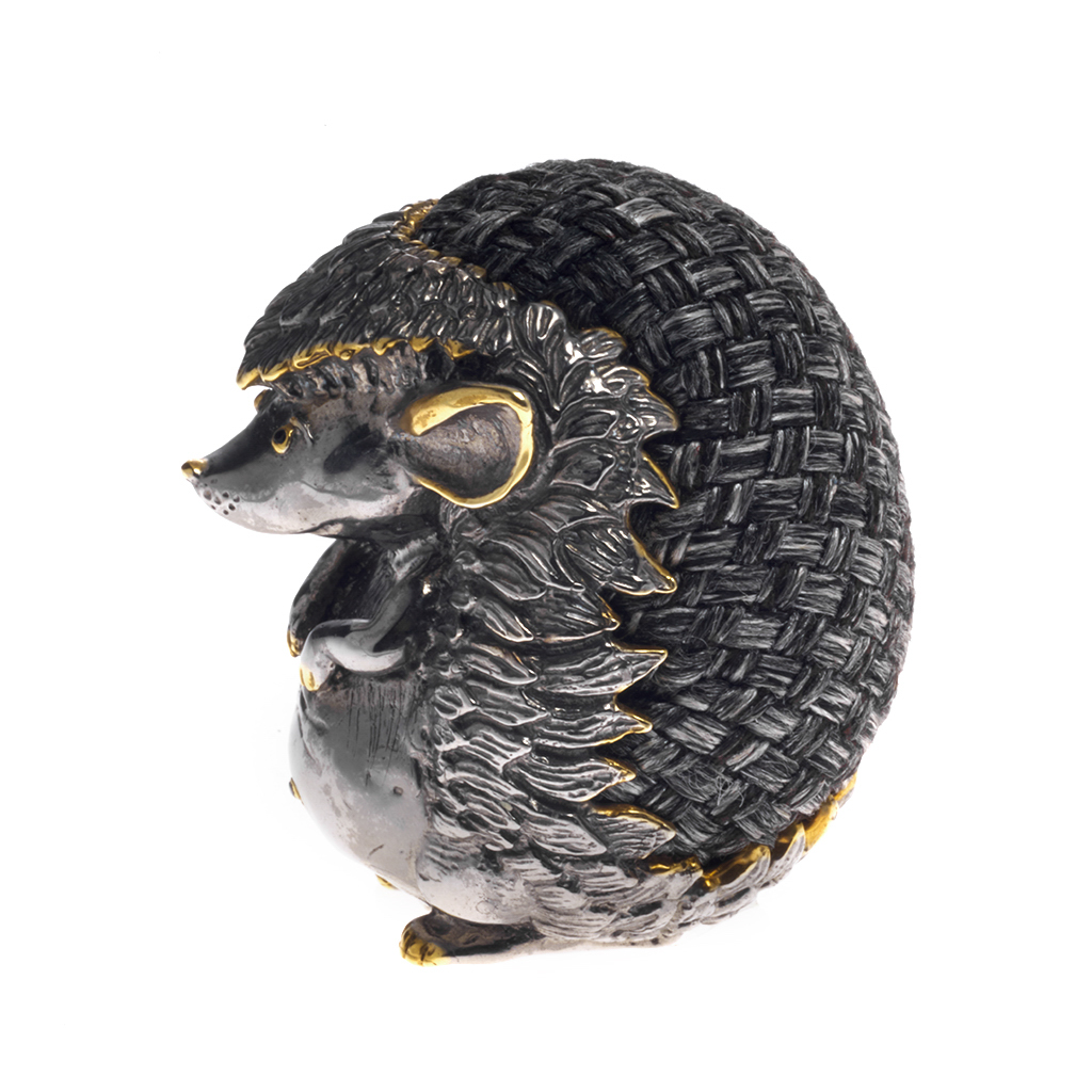 Серебряная игольница «Ёжик»