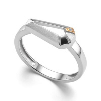 Кольцо из серебра с бриллиантом Кольцо из серебра с бриллиантом