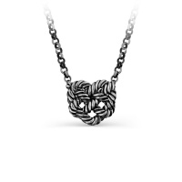 Колье «Сердце» из серебра