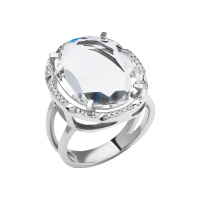 Серебряное кольцо с горным хрусталем