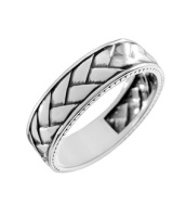 Серебряное кольцо «Злаки»