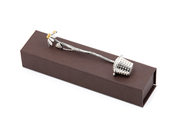 Серебряный заварник «Ромашка»