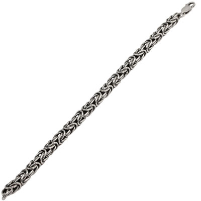 Браслет из серебра «Гладкий кардинал»