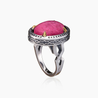 Серебряное кольцо «Тулитовые Грезы»