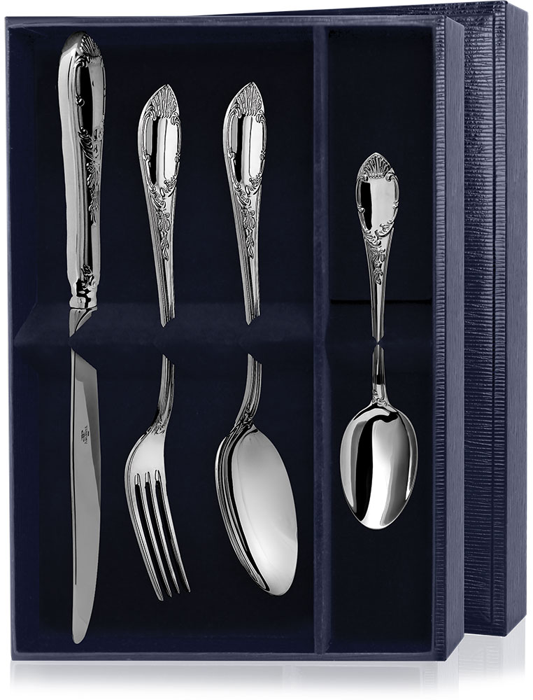 Серебряный набор столовый «Эгоист-Престиж»