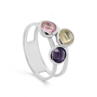 Кольцо из серебра с алпанитами Кольцо из серебра с алпанитами