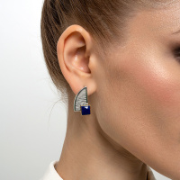 Серебряные серьги с лазуритом Серебряные серьги с лазуритом